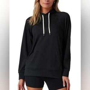 Vuori Halo Pullover Hoodie DreamKnit Charcoal Heather XS Athleisure